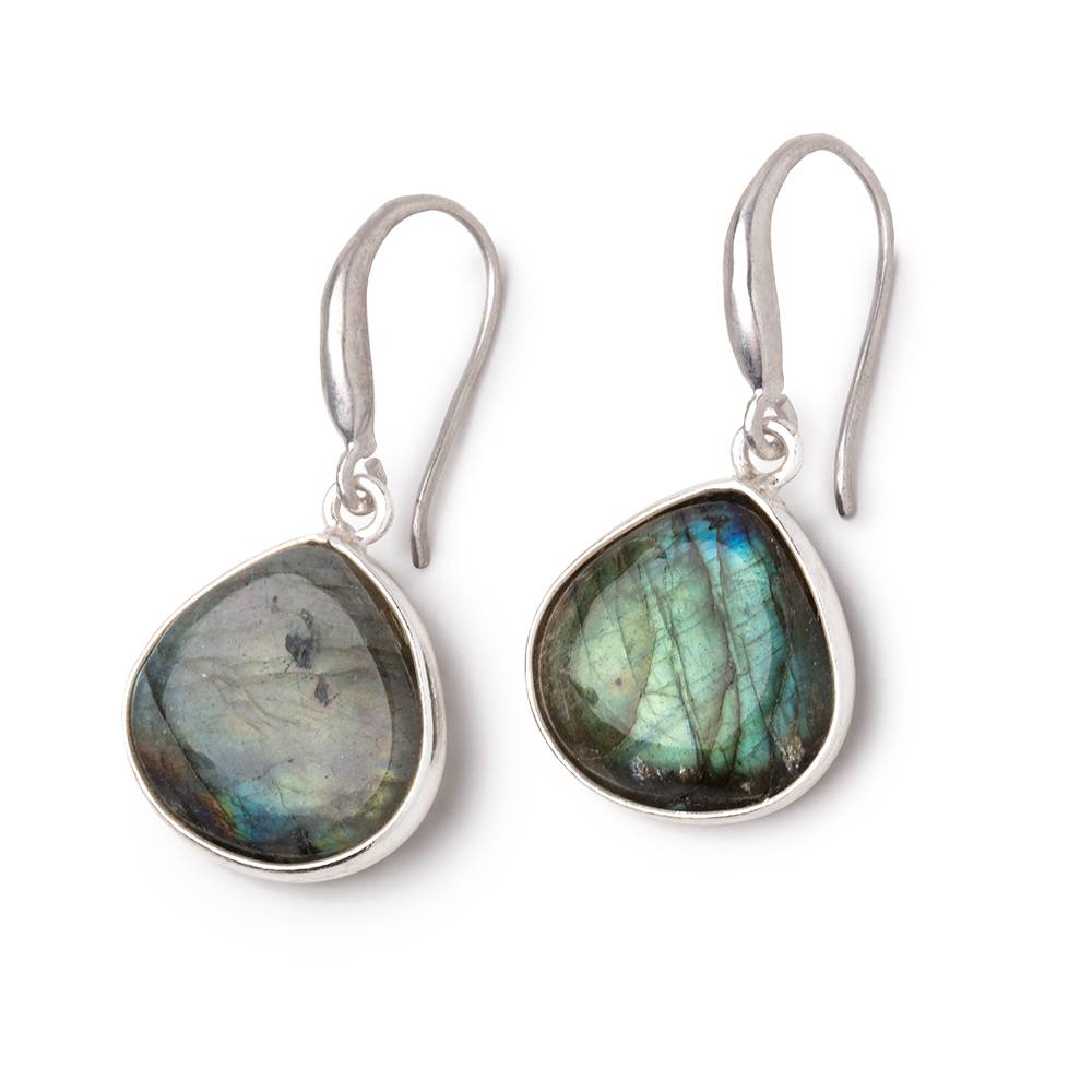 16mm Sterling Silver Earwire with a Shiny Finish Set of 2 pieces