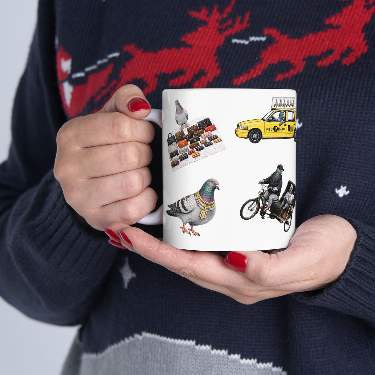 Hard Working New Yorkers | NYC Pigeon 11oz Coffee Mug