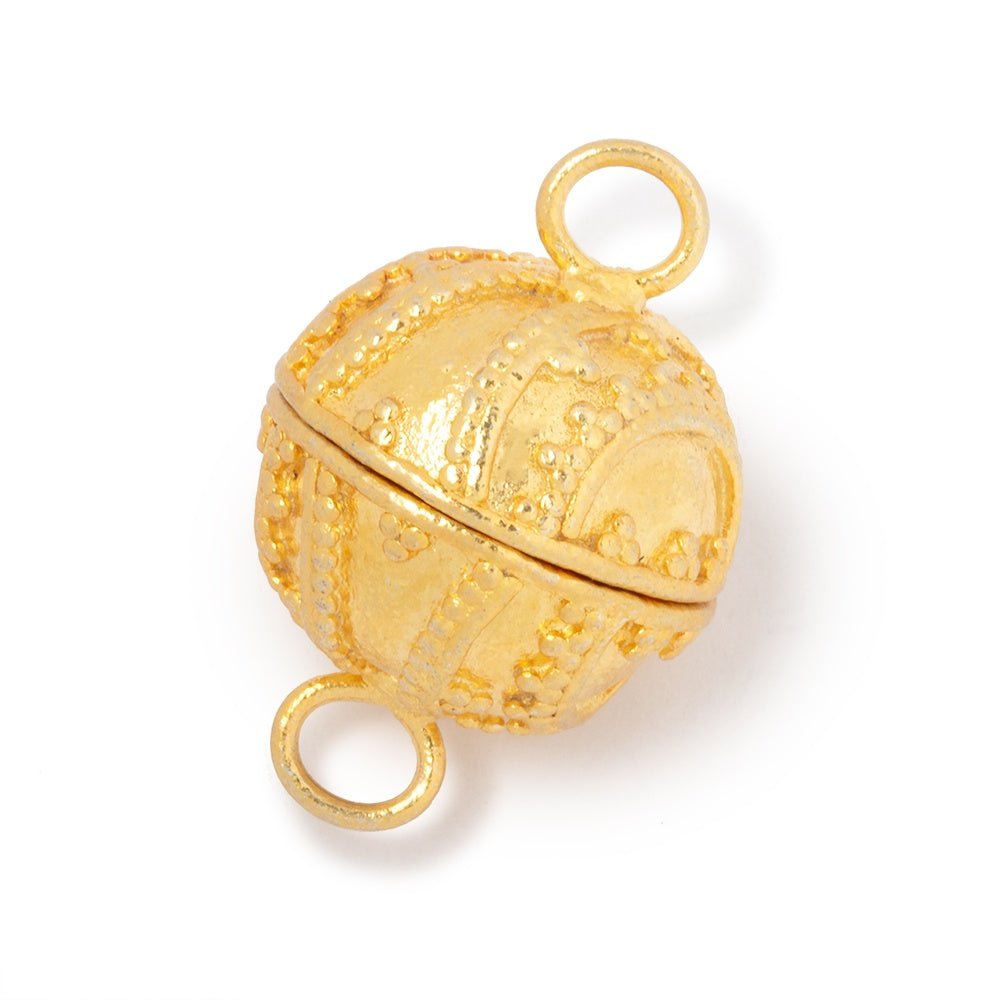 18.5mm Swirling Miligrain Design Round Magnetic Clasp 1 piece