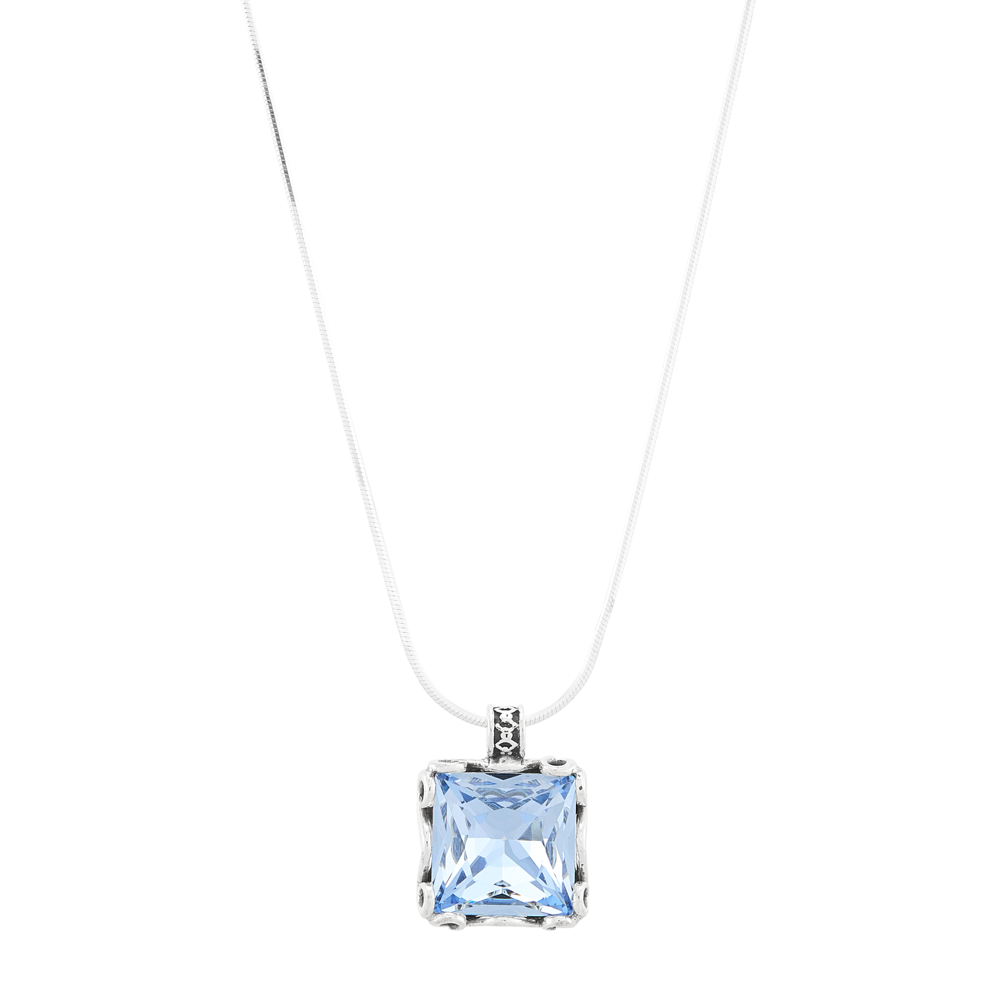 Collier pendentif Silpada « Cooling Effects » en argent et cristal
