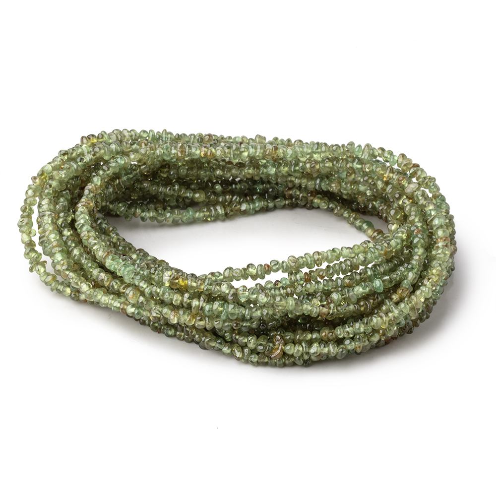 2-4mm Demantoid Garnet Plain Chip Beads 18 inch 230 pieces