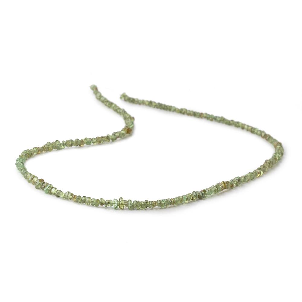 2-4mm Demantoid Garnet Plain Chip Beads 18 inch 230 pieces