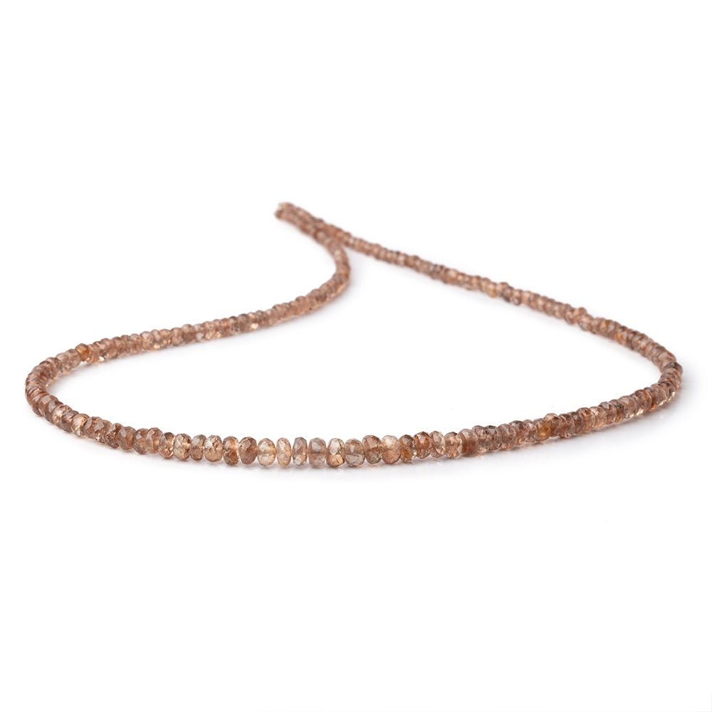2-5mm Andalusite Faceted Rondelle Beads 18 inch 200 pieces