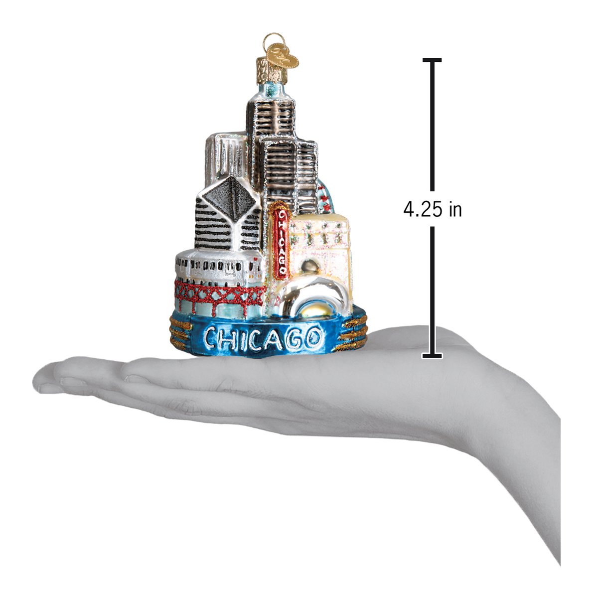 Chicago Christmas Ornament
