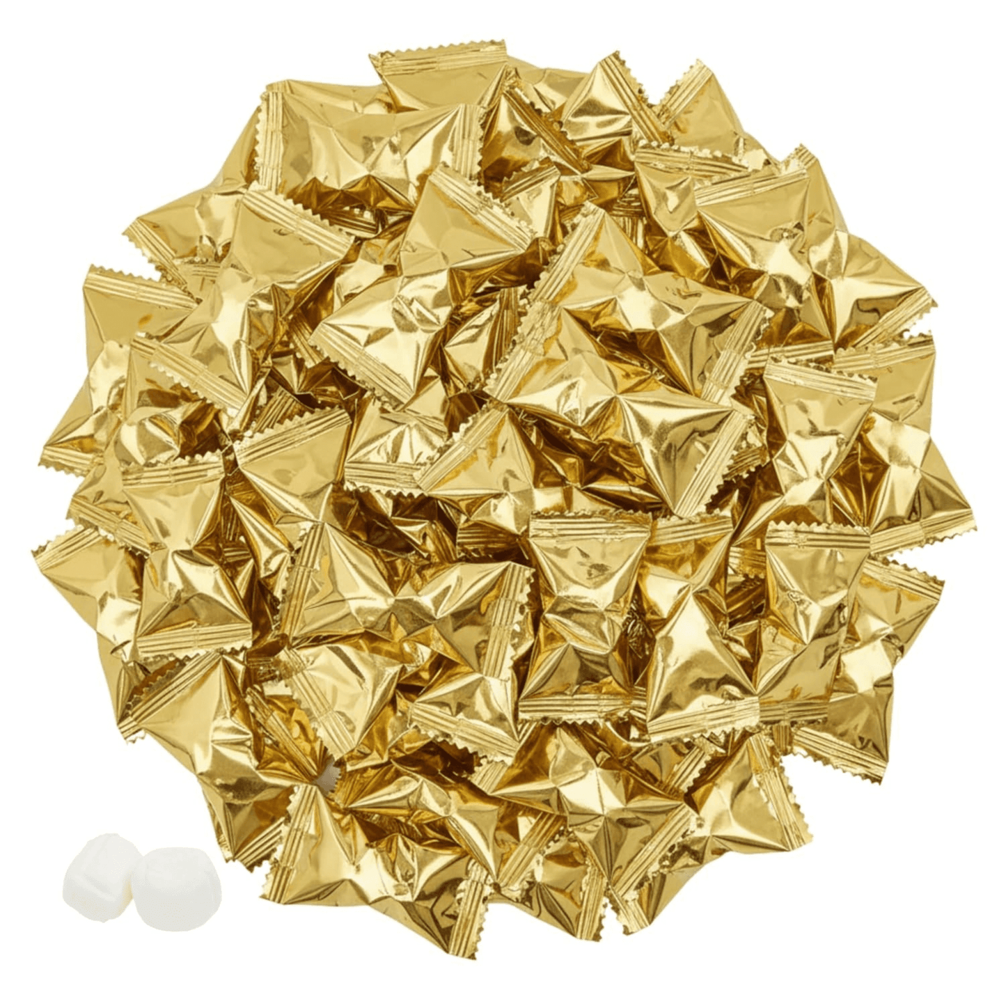 220ct Gold Wrapped Buttermints – Individually Wrapped Butter Mints