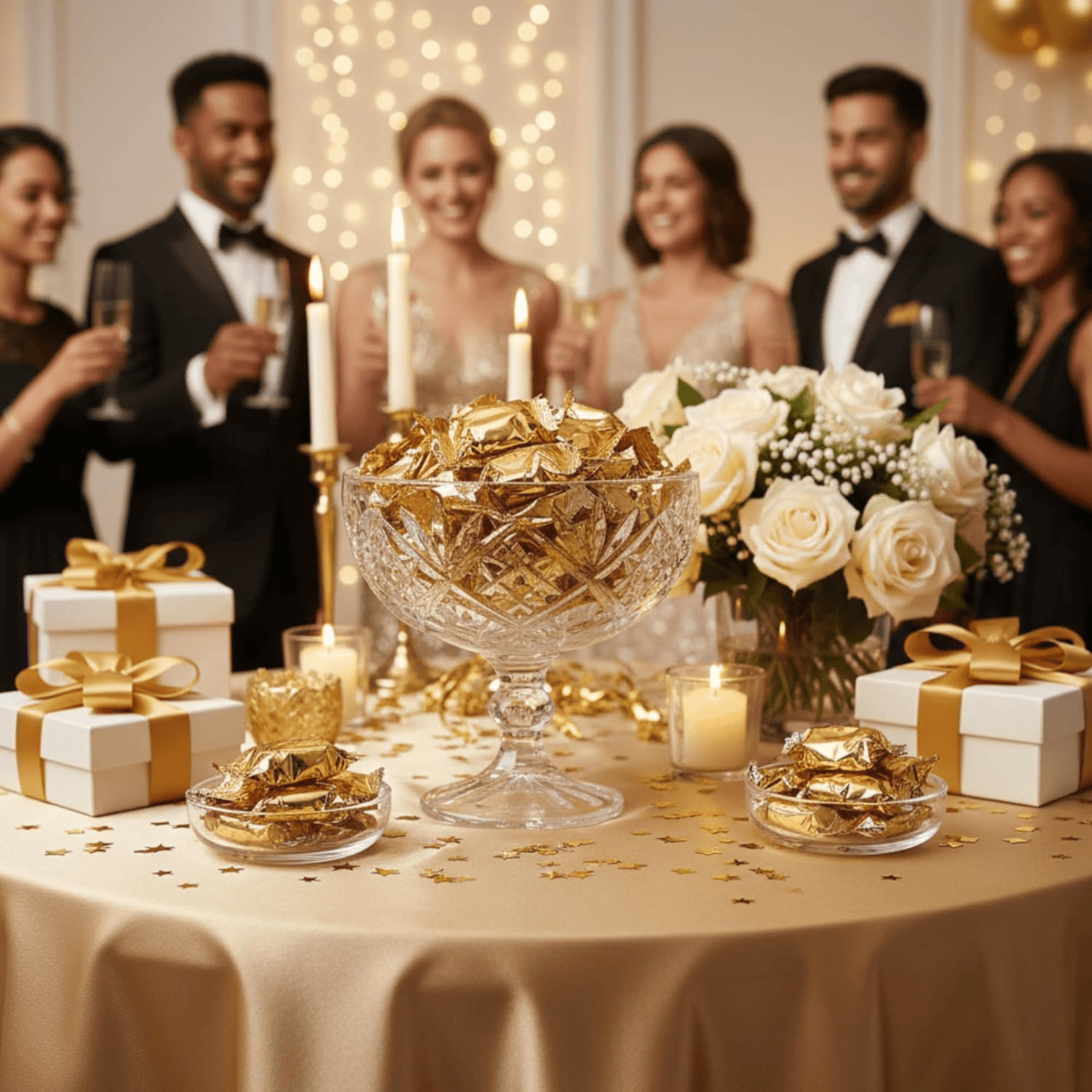 220ct Gold Wrapped Buttermints – Individually Wrapped Butter Mints