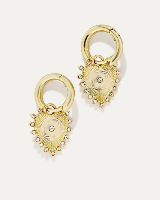 Boucles d'oreilles cœur Stevie Stella & Dot