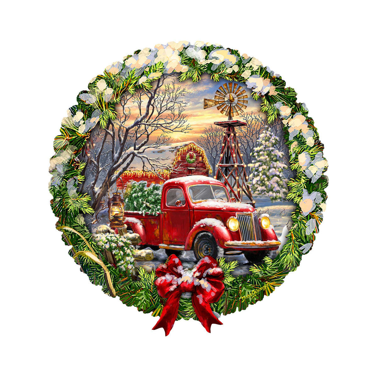 Christmas Wonderland Holiday Door Decor by D. Gelsinger - Christmas Decor - 8652811H-DG