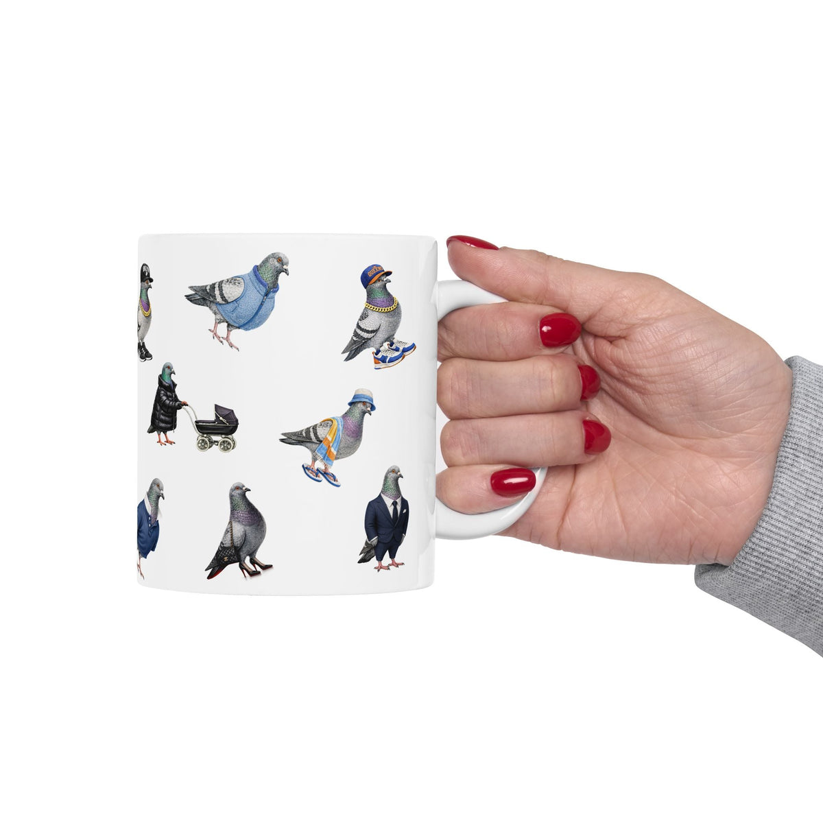 Pigeons of New York Mug | NYC Pigeon Bird Lovers Coffee Cup