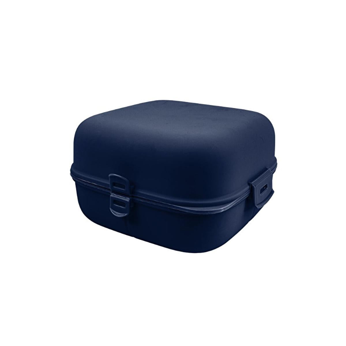 Decobella Double-Lid Food Container - Portable, Compartmentalized Lunch Box for Kids and Adults