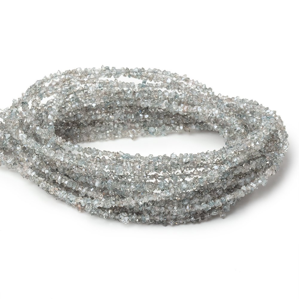 2x1-3x1.5mm Sage Double Terminated Quartz Beads 15.5 inch 300 pieces