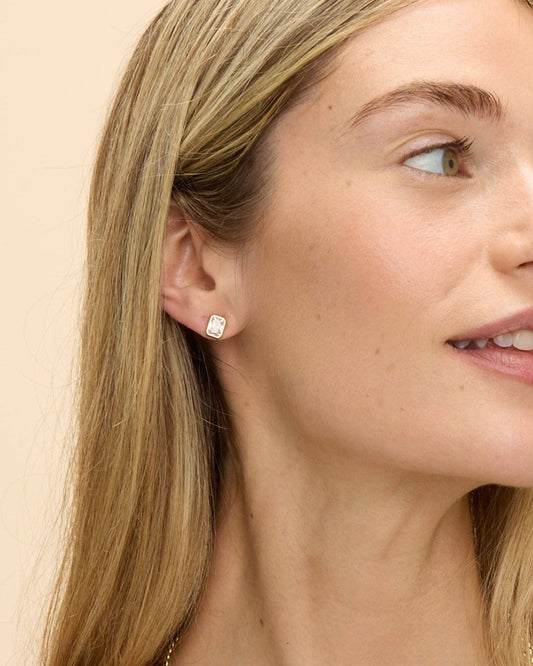 Stella & Dot Bezel Set Essential Stud Earrings