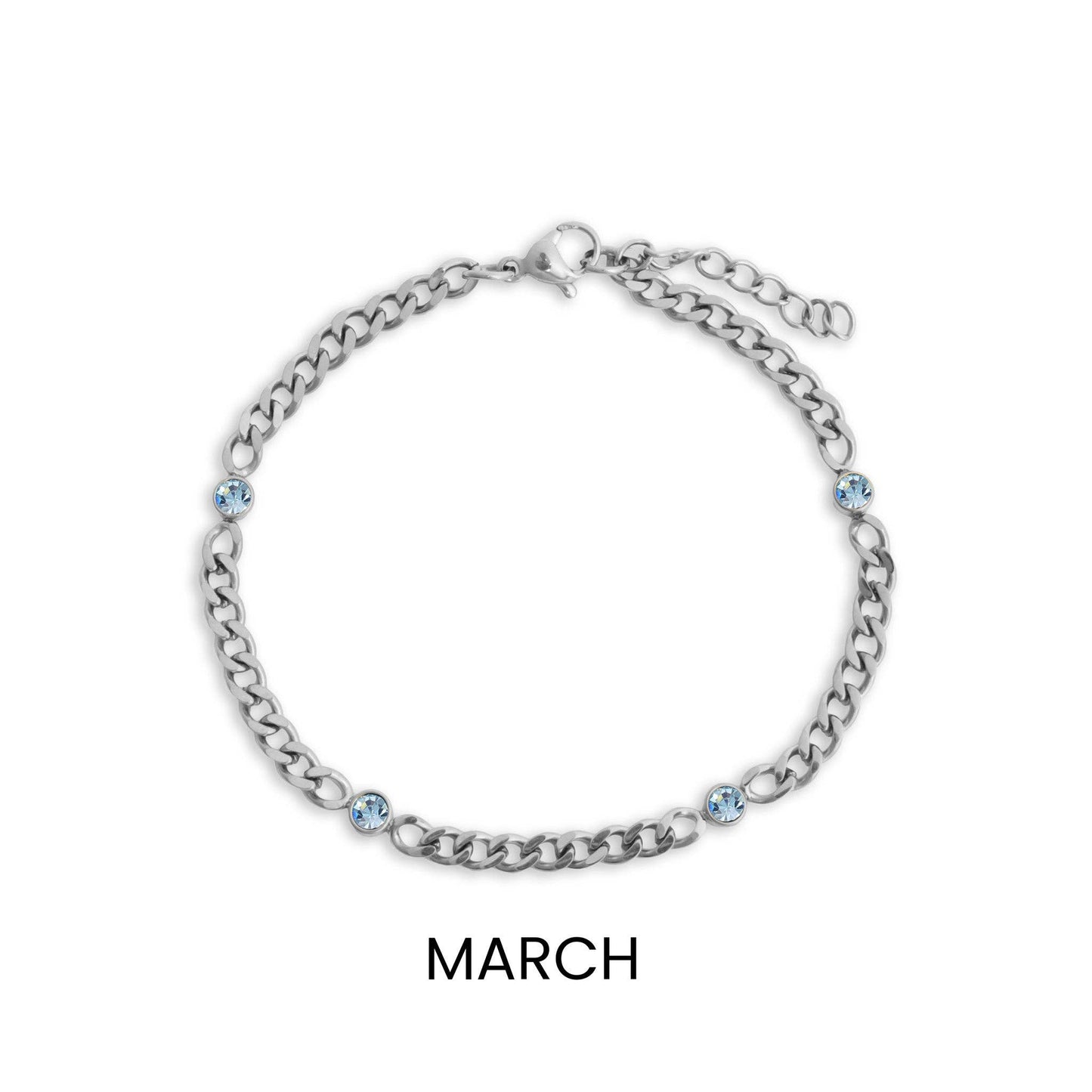 Bracelet de naissance en acier inoxydable