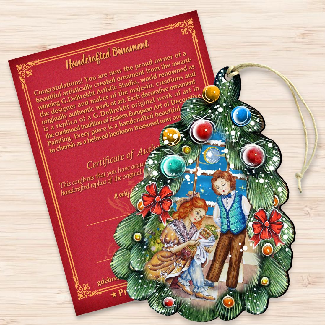 Nutcracker Christmas Tree Wooden Ornaments by G. DeBrekht - Christmas Decor - 8119184