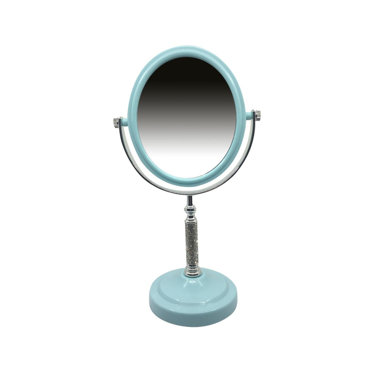 Lionesse Double-Sided Tabletop Mirror 3304 - 7.09 x 12.91 inches, Decorative Grooming Mirror for Home