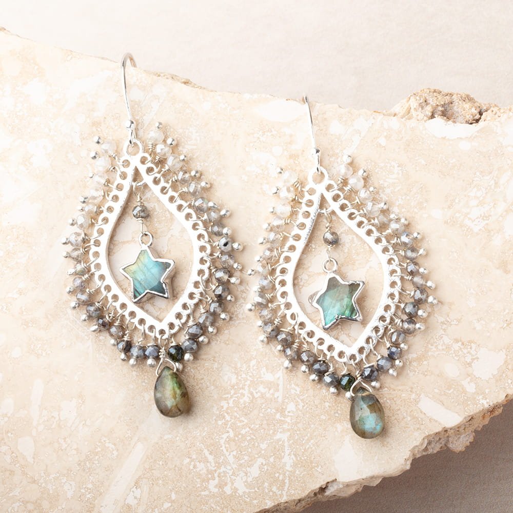 35x21mm Brushed Filigree Tear Drop Charm Set of 2 pieces