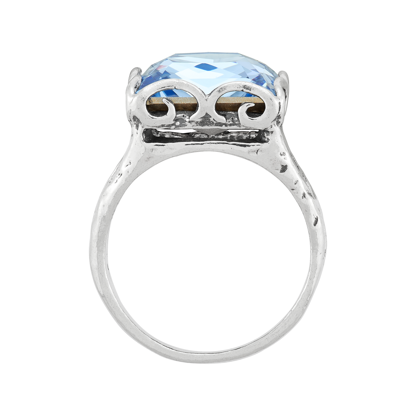 Silpada 'Cooling Effects' Sterling Silver Blue Crystal Ring