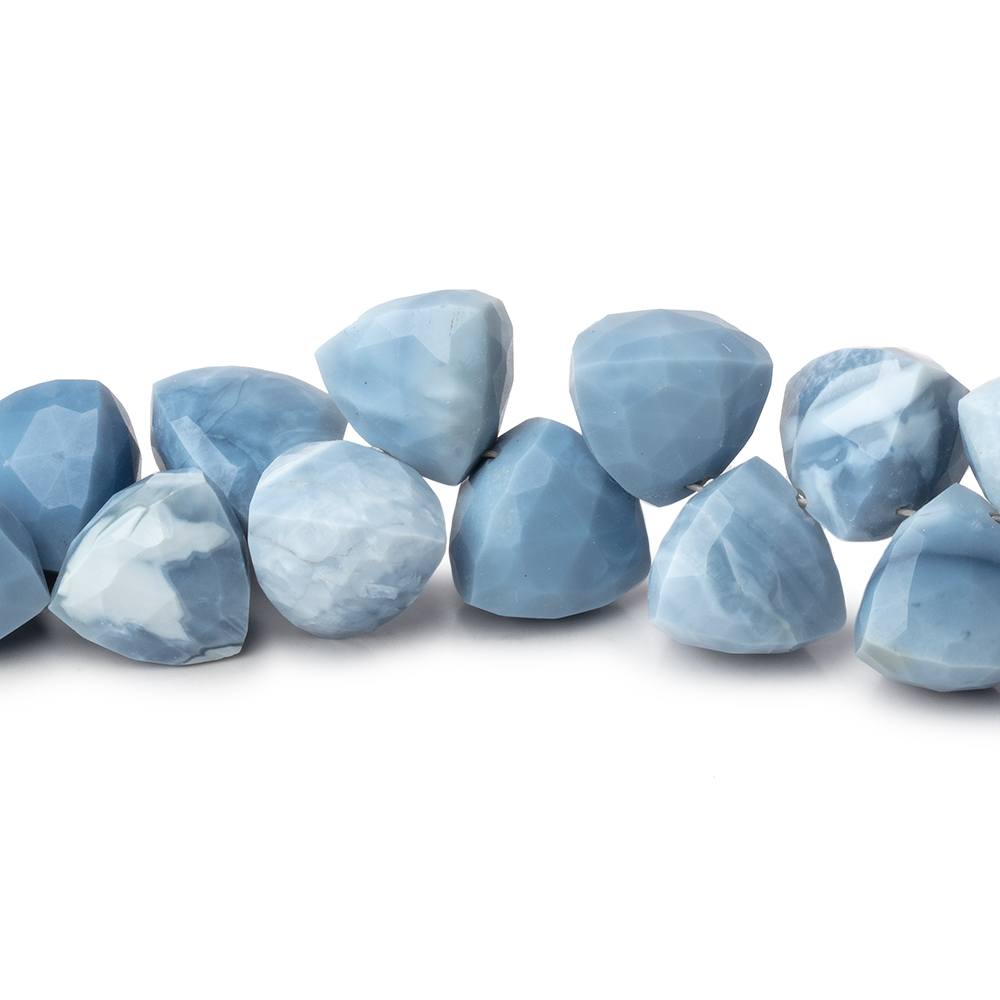 9-10mm Owyhee Denim Opal Faceted Trillion Beads 8 inch 40 pieces