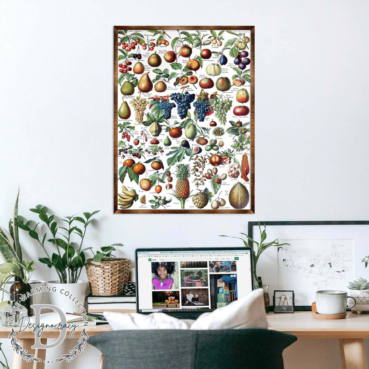 Montessori Wooden Poster Fruit #1