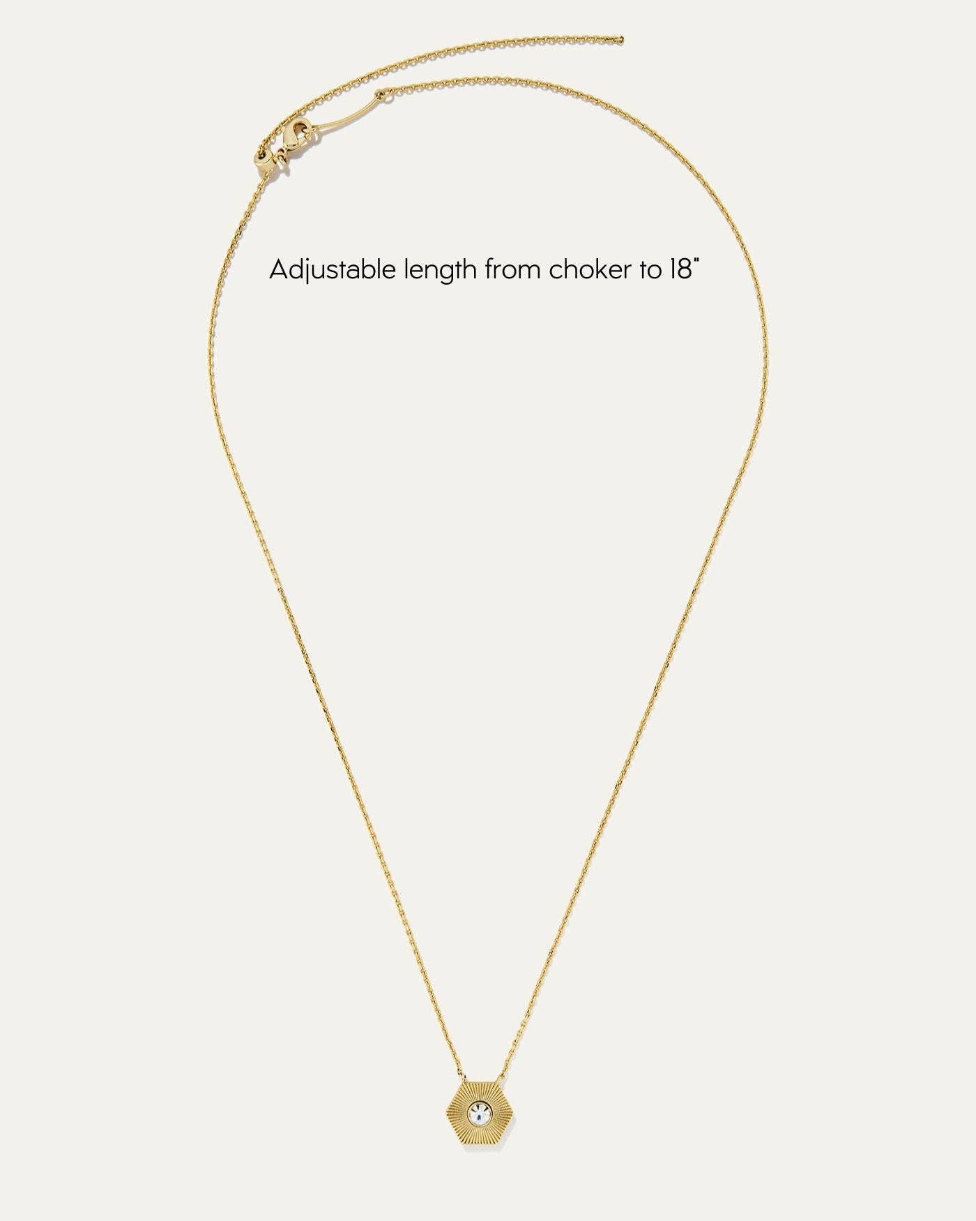 Stella & Dot Power Stone Pendant Adjustable Necklace