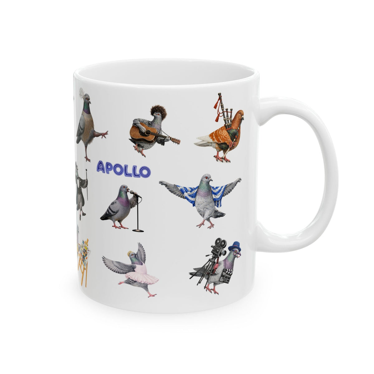 You're One Talented Bird Artistic NYC Pigeon 11oz Coffee Mug