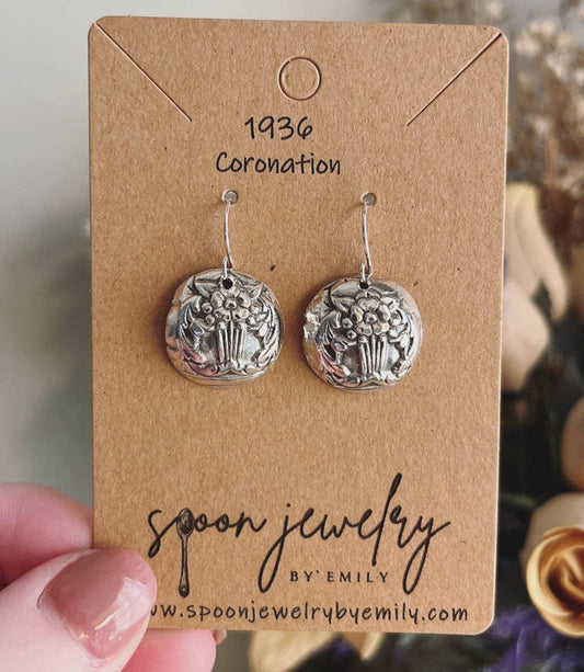 Emily’s Sterling Silver Coronation Knife Earrings