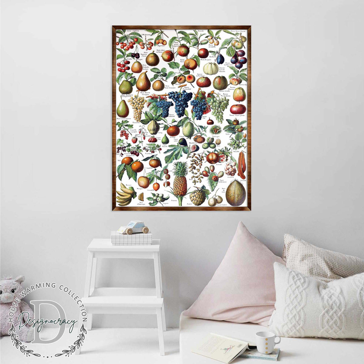 Montessori Wooden Poster Fruit #1