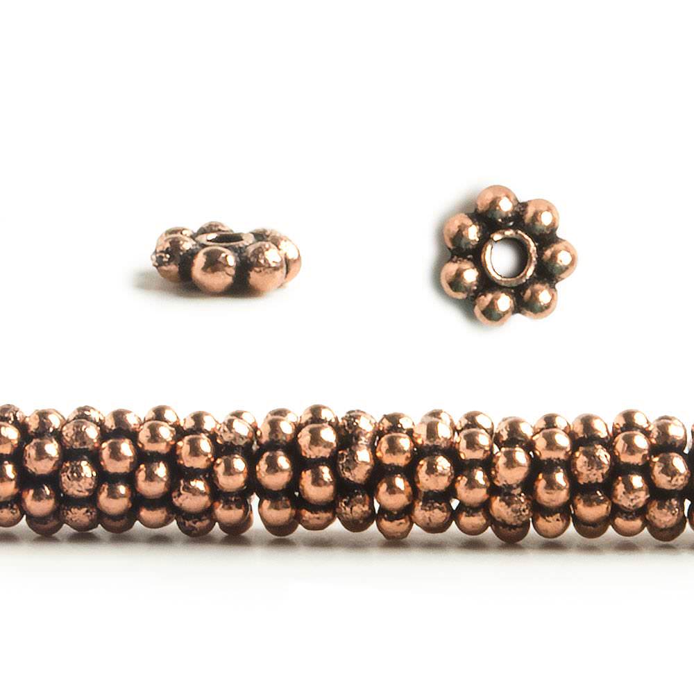 4mm Daisy Spacer Beads 8 inch 155 pieces