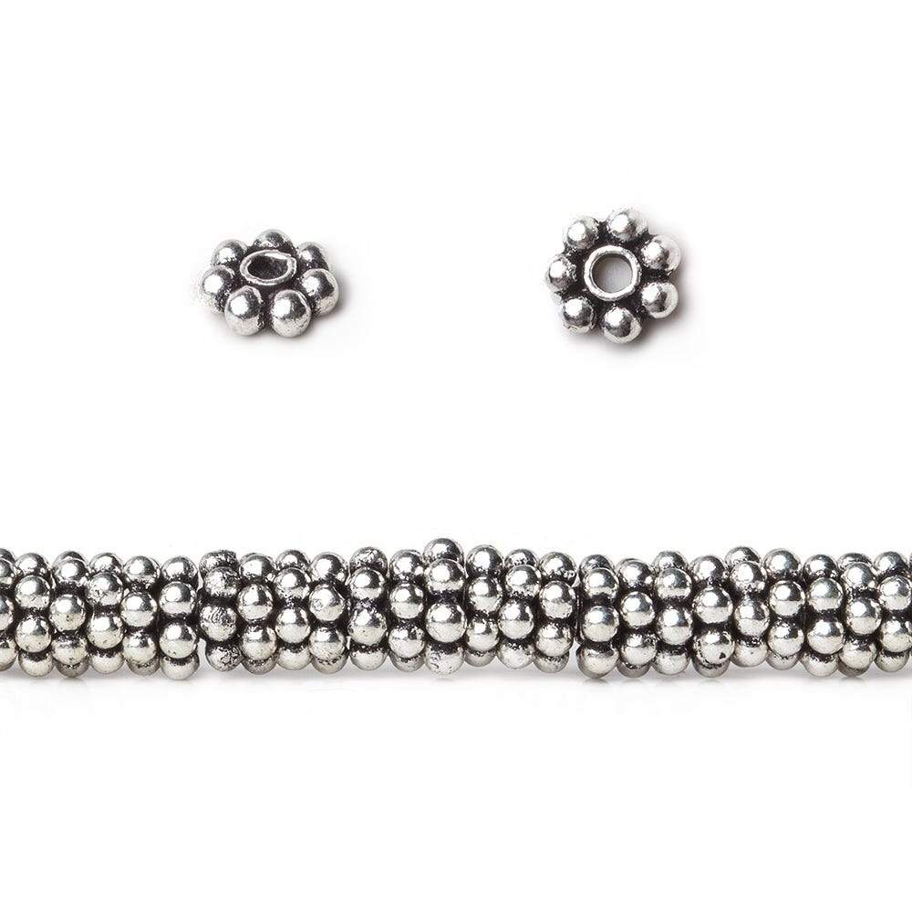4mm Daisy Spacer Beads 8 inch 155 pieces