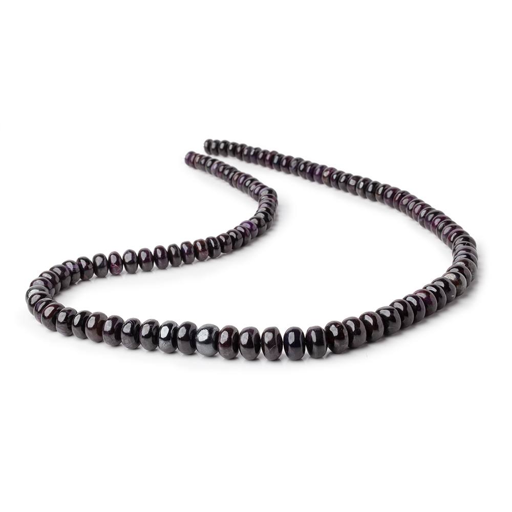 5-10mm Sugilite Plain Rondelle Beads 16 inch 81 pieces AA