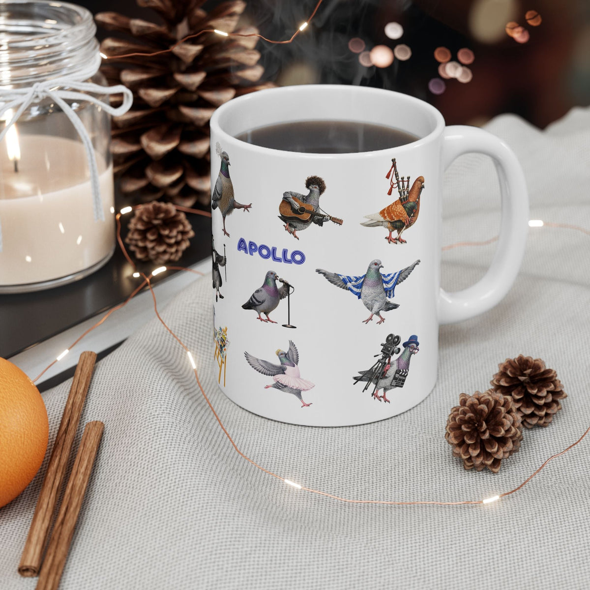 You're One Talented Bird Artistic NYC Pigeon 11oz Coffee Mug