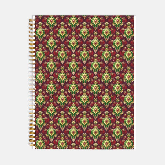 A Southern Luxuries Baroque Medallions Recipe Hardcover Spiral Book 8.5 x 11