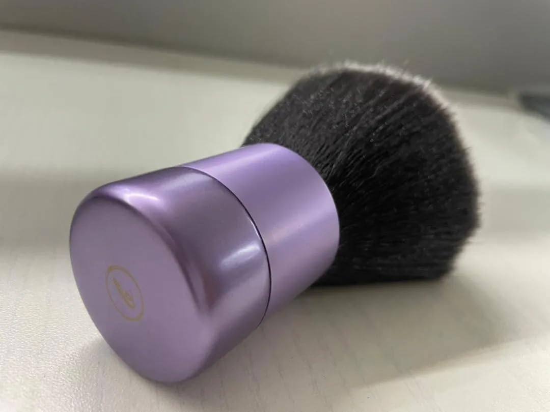BevyGold Large Kabuki Powder Brush, Violet