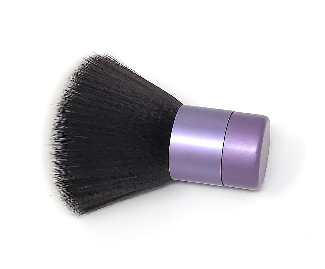 BevyGold Large Kabuki Powder Brush, Violet