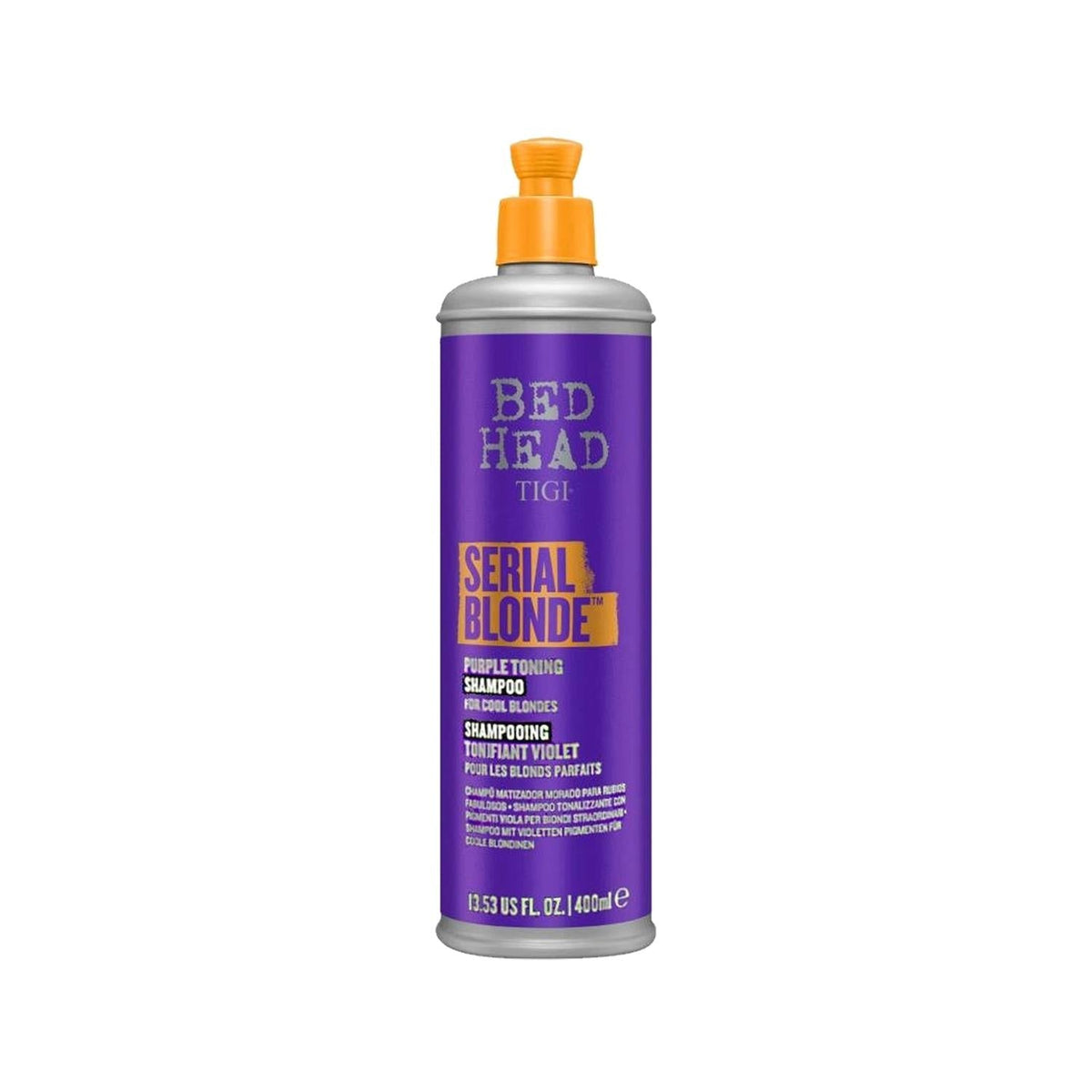 Tigi Bed Head Serial Blond Purple Shampoo for Blonde Hair - Neutralizes Brassy Tones, Maintains Vibrant Color