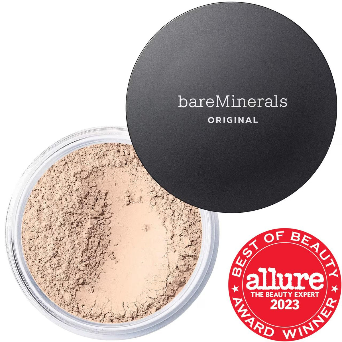 BareMinerals Original Loose Talc-Free Mineral Foundation SPF 15: Lightweight Buildable Coverage, Natural Luminous Finish, Vegan & Cruelty-Free
