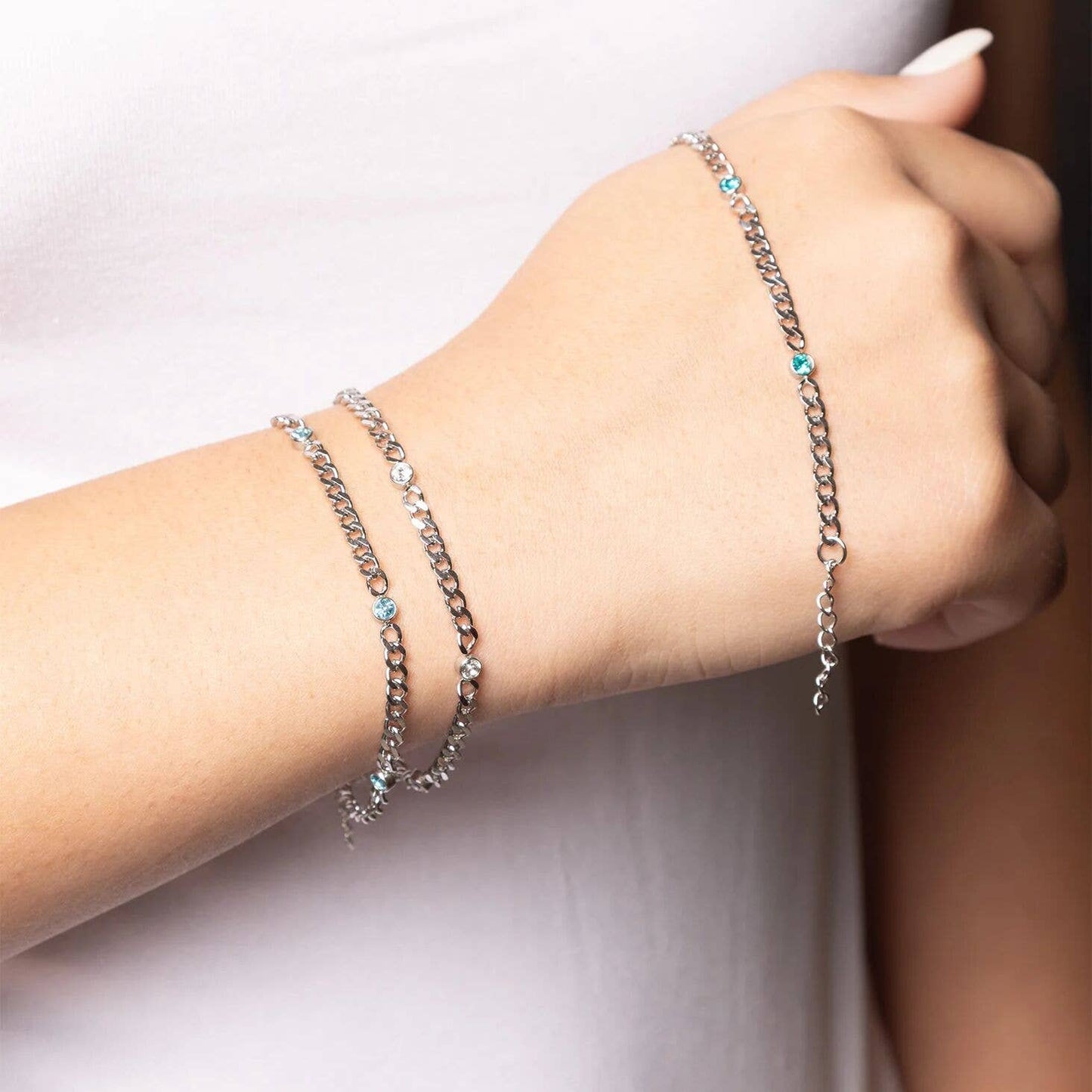 Bracelet de naissance en acier inoxydable