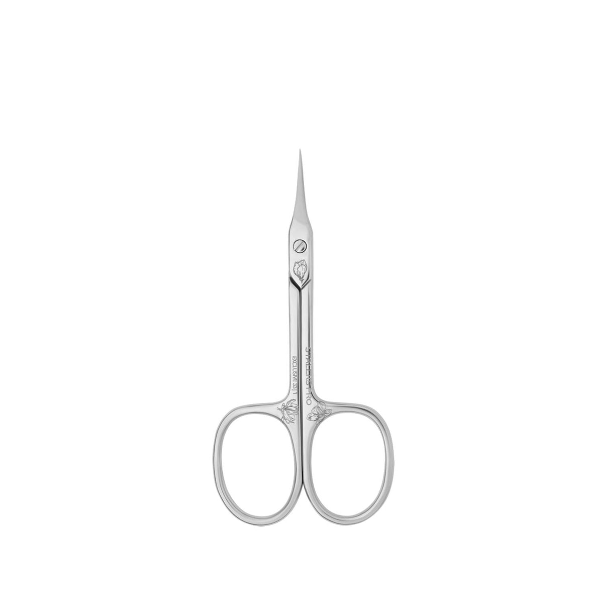 Staleks Professional Nail Cuticle Scissors - Exclusive 23 Type 2 Hooked Cuticle Trimmer for Precise Nail Care