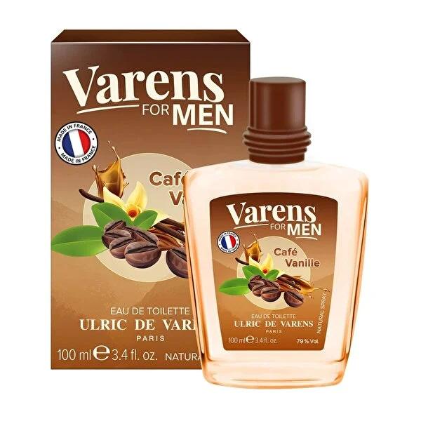 Ulric De Varens Cafe Vanille Eau de Toilette for Men - 100ml, Coffee Scent Perfume