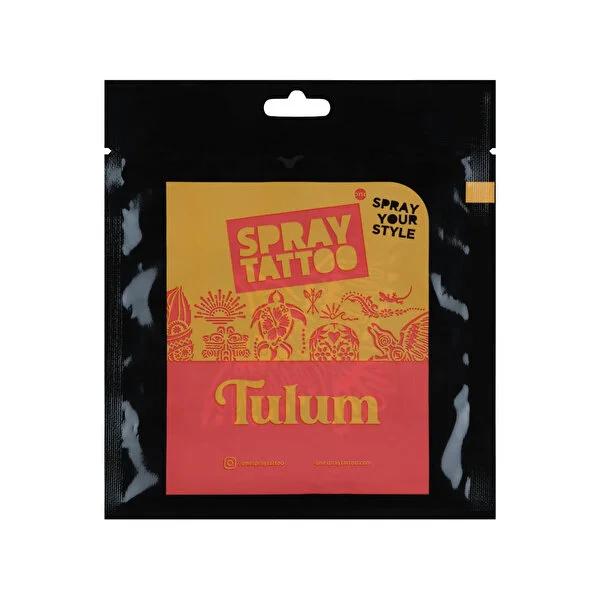 One Spray Tattoo City Pack - 7 Temporary Tattoo Templates, Organic & Skin-Friendly, Waterproof Designs