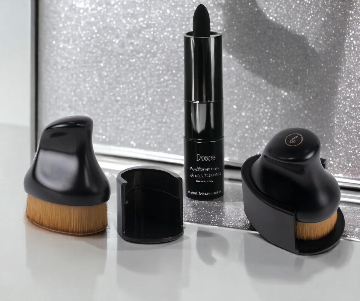 BevyGold Fiber Foundation Brush, Iron Shape