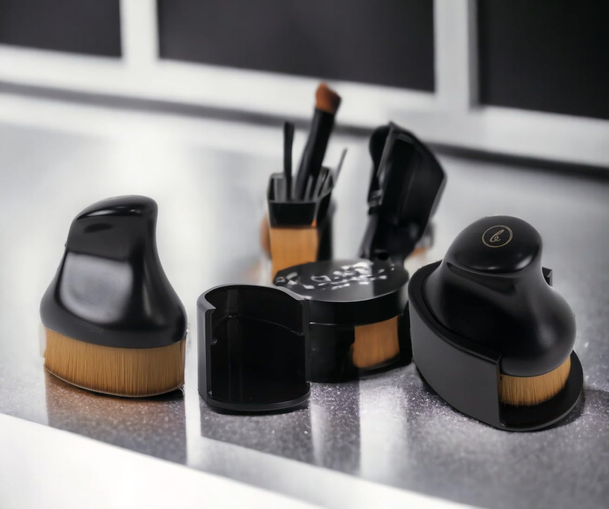 BevyGold Fiber Foundation Brush, Iron Shape