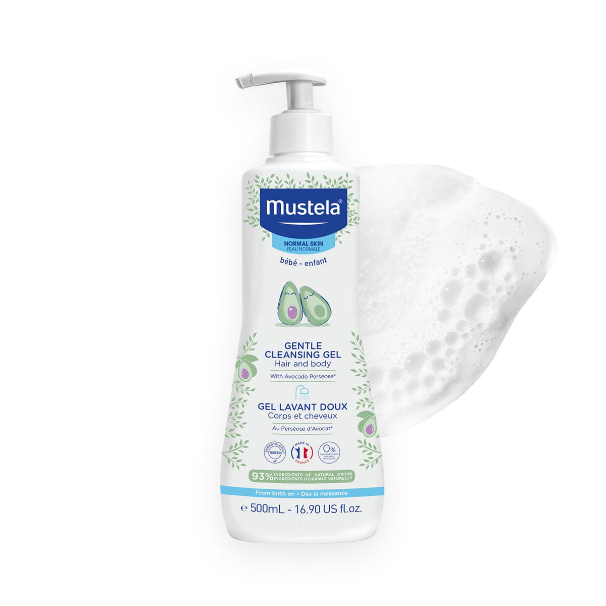Mustela Gentle Cleasing Come 500 ML Newborn Shampoo
