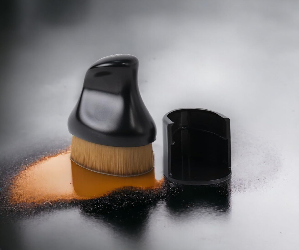 BevyGold Fiber Foundation Brush, Iron Shape