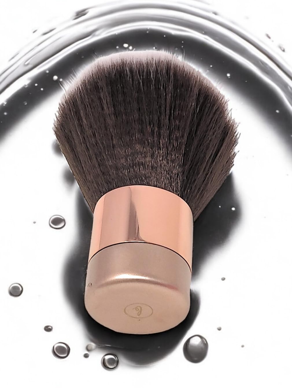 BevyGold Large Kabuki Powder Brush, Rosegold