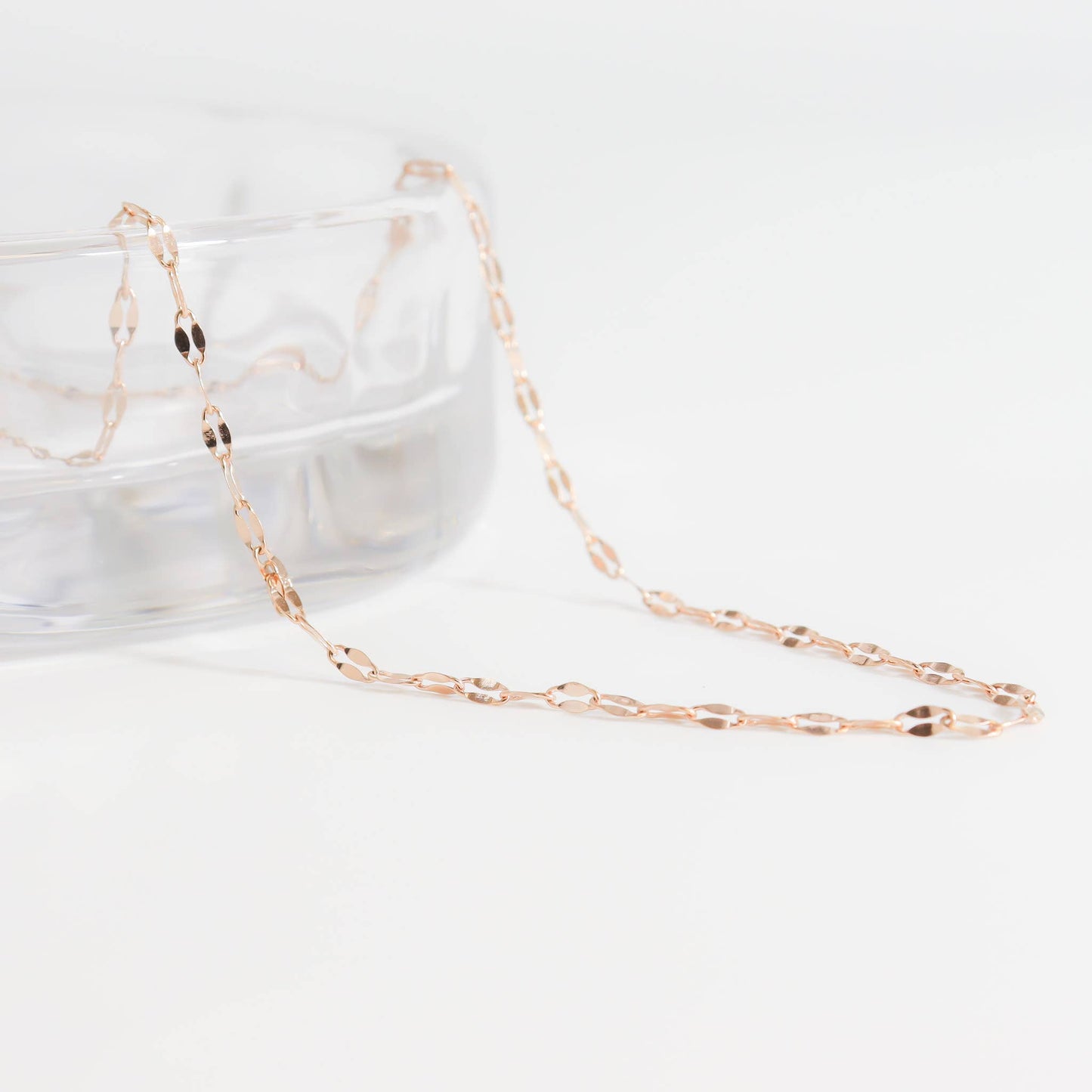 Collier de chaîne à lèvres en acier inoxydable