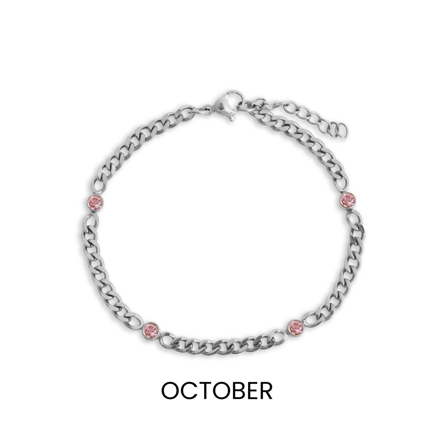 Bracelet de naissance en acier inoxydable