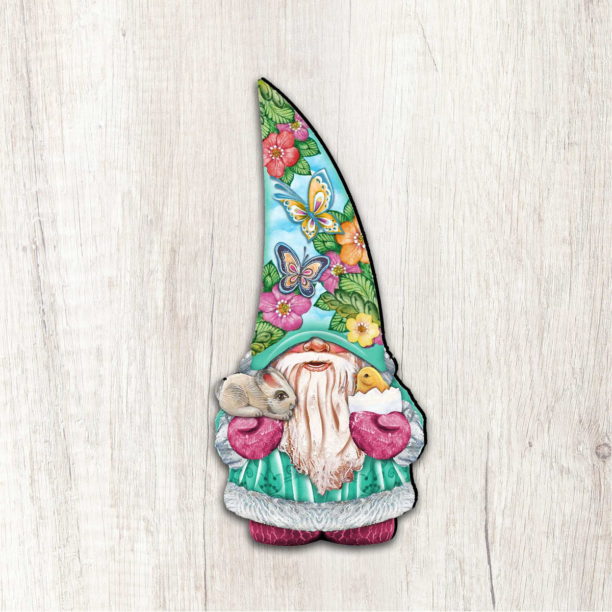 Spring Gnome Easter Door Decor by G. DeBrekht - Easter Spring Decor - 8611011H