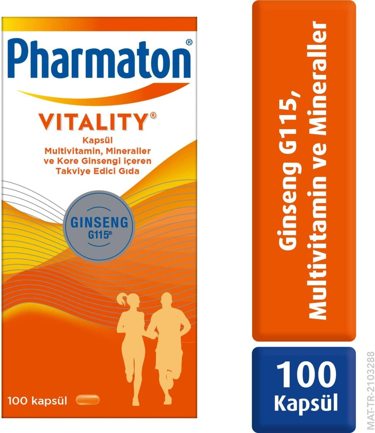 Pharmaton Vitality - Multivitamin with Ginseng | 60 Tablets