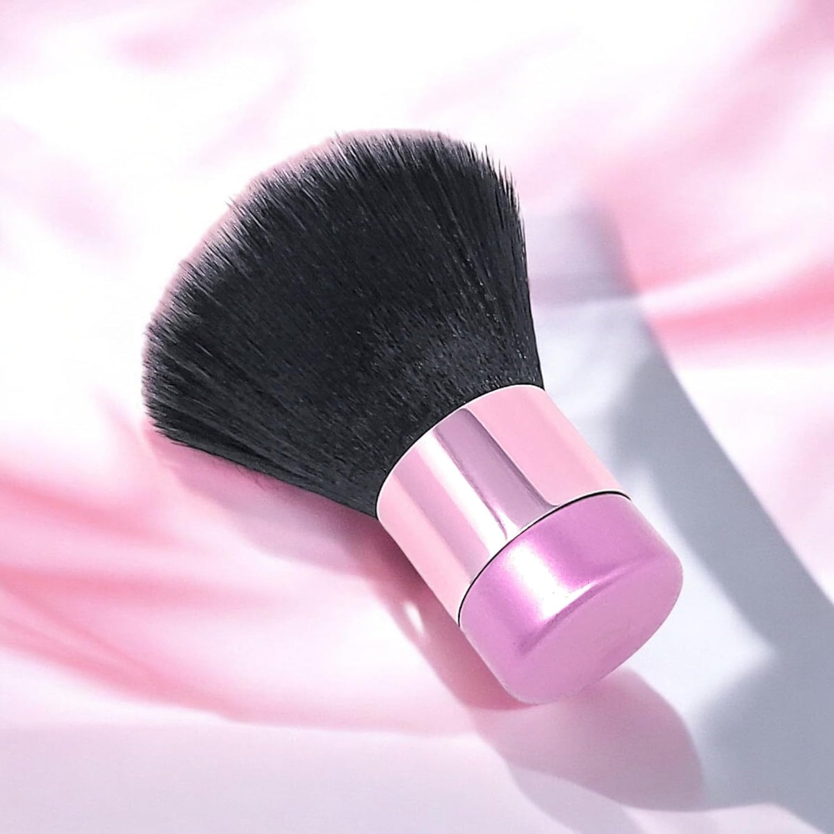 BevyGold Large Kabuki Powder Brush, Pink